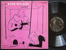 STAN WILSON A Stan Wilson Recital LP CLEF RECORDS MG C-672 US 1956 DSM DG MONO