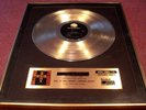 GUNS N' ROSES APPETITE FOR DESTRUCTION LP GOLD VINYL RECORD AWARD FRAMED SALES