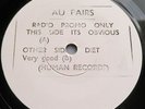 Au Pairs - It's Obvious / Diet 1980 White Label Promo 7