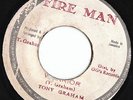 RARE DEEP ROOTS JA FIRE MAN LABEL TONY GRAHAM 