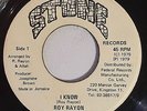 ROY RAYON - I KNOW - STONE ( VERY RARE KILLER ROOTS 7 )