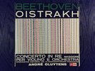 BEETHOVEN VIOLIN CONC. OP.61 DAVID OISTRAKH COLUMBIA SAX 1ED B/S ITALY LP M-