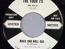 HEAR IT 50's Doo-Wop Promo 45 rpm record The Four J's 