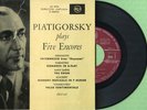 GREGOR PIATIGORSKY / Plays Five Encores / RCA 3-26022 Pressing Spain 1958 EP VG+