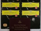 KARAJAN BEETHOVEN COMPLETE 9 SYMPHONIES DGG ED.1 RED STEREO TULIP 8 LP SET NM