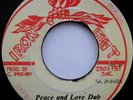 Augustus Pablo PEACE AND LOVE DUB Iron Fist RARE 45 listen