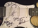 Head East Band Signed Guitar Strat Rock Flat As A Pancake