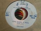 Eddie Bond Love Makes a Fool 45 rare rockabilly OG Ekko promo pressing