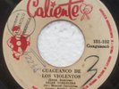 salsa corralera GUAGUANCO DE LOS VIOLENTOS RARE 45 RPM COLOMBIA  # 251 HEAR