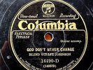 GOSPEL BLUES 78: BLIND WILLIE JOHNSON God Don't Never Change COLUMBIA *HEAR mp3*