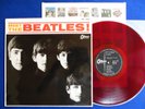 BEATLES Meet The ?JAPAN ODEON RED VINYL? OR-7041 Toshiba Onko LP w/Inslv no obi