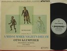 SAX 2393 B/S Mendelssohn, Midsummer Night's Dream, Klemperer, Philharmonia Orch