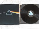 Dark Side Of The Moon, solid blue, posters and stickers.