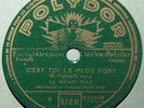 78 TOURS/LA MOME PIAF/EDITH PIAF/POLYDOR 524356/BROWNING/C'EST TOI LE PLUS FORT