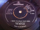 BEATLES RARE I Want To Hold Your hand DECCA press with narrower EMI 4-Prong cut