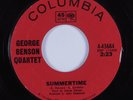 Mod Soul Jazz 45 GEORGE BENSON QUARTET Summertime COLUMBIA HEAR