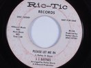 Northern Soul 45 J.J. BARNES Please Let Me In RIC-TIC HEAR wlp