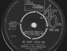 MARTHA & THE VANDELLAS - MY BABY LOVES ME - UK MOTOWN TMG549