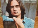 JAMES TAYLOR SWEET BABY JAMES LP 1970 POSTER GREEN W7 LABELS FIRE AND RAIN