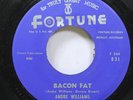 Hear  R&B 45 Andre Williams - Bacon Fat / Just Because Of A Kiss On Fortune