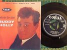 BUDDY HOLLY:LISTEN TO ME(NO GLASSES EP):FREE POSTAGE