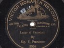 361g. E. Francisco (Emilio De Gogorza) - Largo al Factotum - Victor 1st-Dog 3056