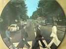 EX  THE BEATLES ABBEY ROAD VINYL LP PICTURE PIC DISC