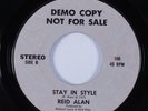 Funk Folk Breaks 45 REID ALAN Stay In Style UNKNOWN HEAR