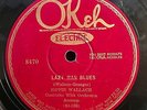 OKEH 8470 - SIPPIE WALLACE acc. LOUIS ARMSTRONG Lazy Man Blues