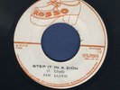 1838 JAH LLOYD & BONGO HERMAN--STEP IT IN A ZION-ROSSO- REGGAE 45 7