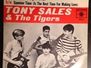 Tony Sales & the Tigers. Roulette Picture Sleeve 45