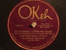 78 RPM --  Clarence Williams' Blue Five (Armstrong), Okeh 8181, V+ / E-V+  Jazz