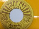 JOHNNY CASH BIG RIVER PROMO YELLOW VINYL  SUN S1-1121  45 VINYL RECORD 7 INCH