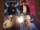 Bundle Of Country Vinyl Records George Strait Hank Williams Jr