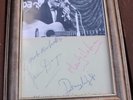 Lonnie Donegan & Skiffle Band Signed Original Page Plus Photo Framed