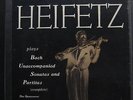 Jascha Heifetz - Plays Bach Unaccompanied Sonatas And Paritas 3 LP VG LM 6105-3
