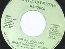 WILLIE 'KING JUAN' DICKEY: Hot On Your Spot 45 Hear  (Boogie Funk) Soul