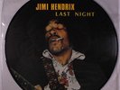 JIMI HENDRIX: Last Night LP (Germany, pic disc, PVC sleeve) Rock & Pop