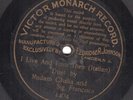 362g. Rosalia Chalia & Sig. Francisco - I Live and Live Thee-Victor Pre-dog 3404