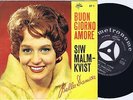 SIW MALMKVIST / HARRY FELBERT Buon Giorno Amore Danish EP 45PS 1959