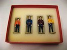 1960s The Monkees Pop Group White Metal Hand Painted Figures by George Doswell