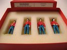 1960s The Monkees Pop Group White Metal Hand Painted Figures by George Doswell