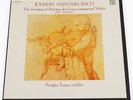 BACH SONATAS & PARTITAS FOR UNACCOMPANIED VIOLIN LUCA NONESUCH 3-LP BOX  NM+