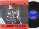 MEMPHIS SLIM All Kinds Of Blues RARE US mono LP Bluesville PRESTIGE 1st pr RVG