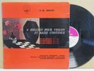 STE 50089- BACH 4 Violin Sonatas LP Reinhold Barchet Veyron-Lacroix Muckel LP EX