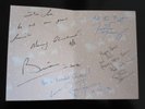 Queen : 1986 Fan Club Christmas Card Facsimile Signed Autograph Freddie Mercury