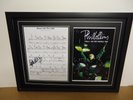 Phil Collins Genuine Hand Signed/Autographed Songsheet with a Photo and COA