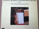 ACOUSTIC RESEARCH DEMONSTRATION RECORD Vol 1 The Sound Of Musical Instruments LP