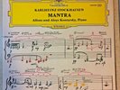 STOCKHAUSEN Mantra  Alfons und Aloys Kontarsky Vinyl LP DGrammophon Germany 1972