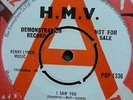 BARRY BARNETT - I SAW YOU  ORIGINAL  UK  HMV  45  DEMO MINT